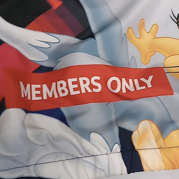 Members Only..Tom&Jerry..Hooded Zip up Jacket.Sz M..Black - Picture 9 of 9